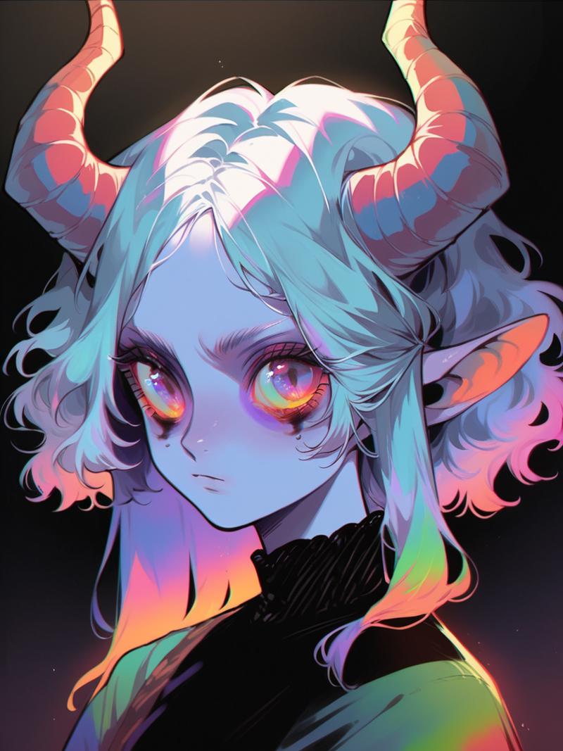 00003-4194012616-score_9, score_8_up, score_7_up, score_6_up, _lora_1r3gl1XLP_1_ 1r3gl1, trippy, 1girl, horns, multicolored hair, colored skin, m.png